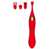 INTOYOU Stimulateur de clitoris Onax Double Pulse Rouge